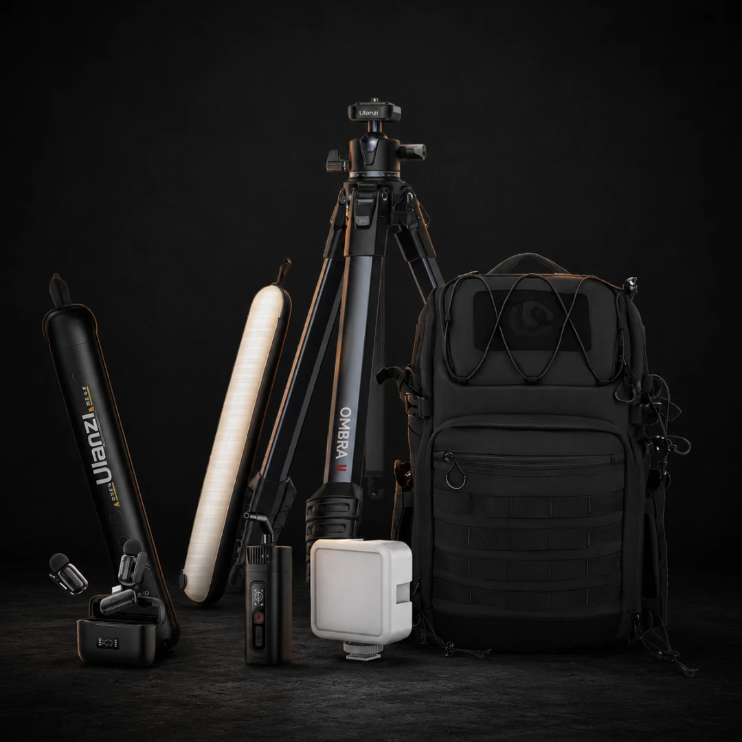 Professional filmmaking camera setup
